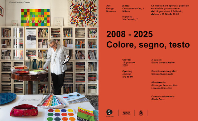 Evento, segni, colori, testo